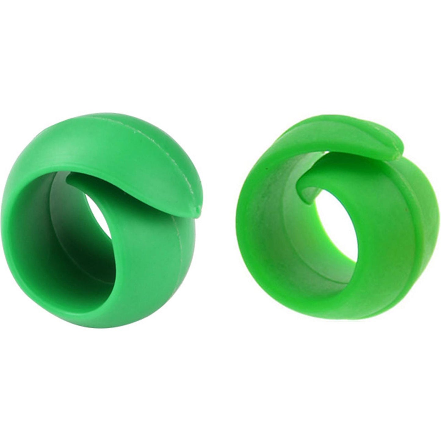 2PCS Silicone Cross Stitch Clip Sewing Machine Thread Spool Savers Thread Spool Rings Clamps Holder for DIY Sewing Machine (Green)