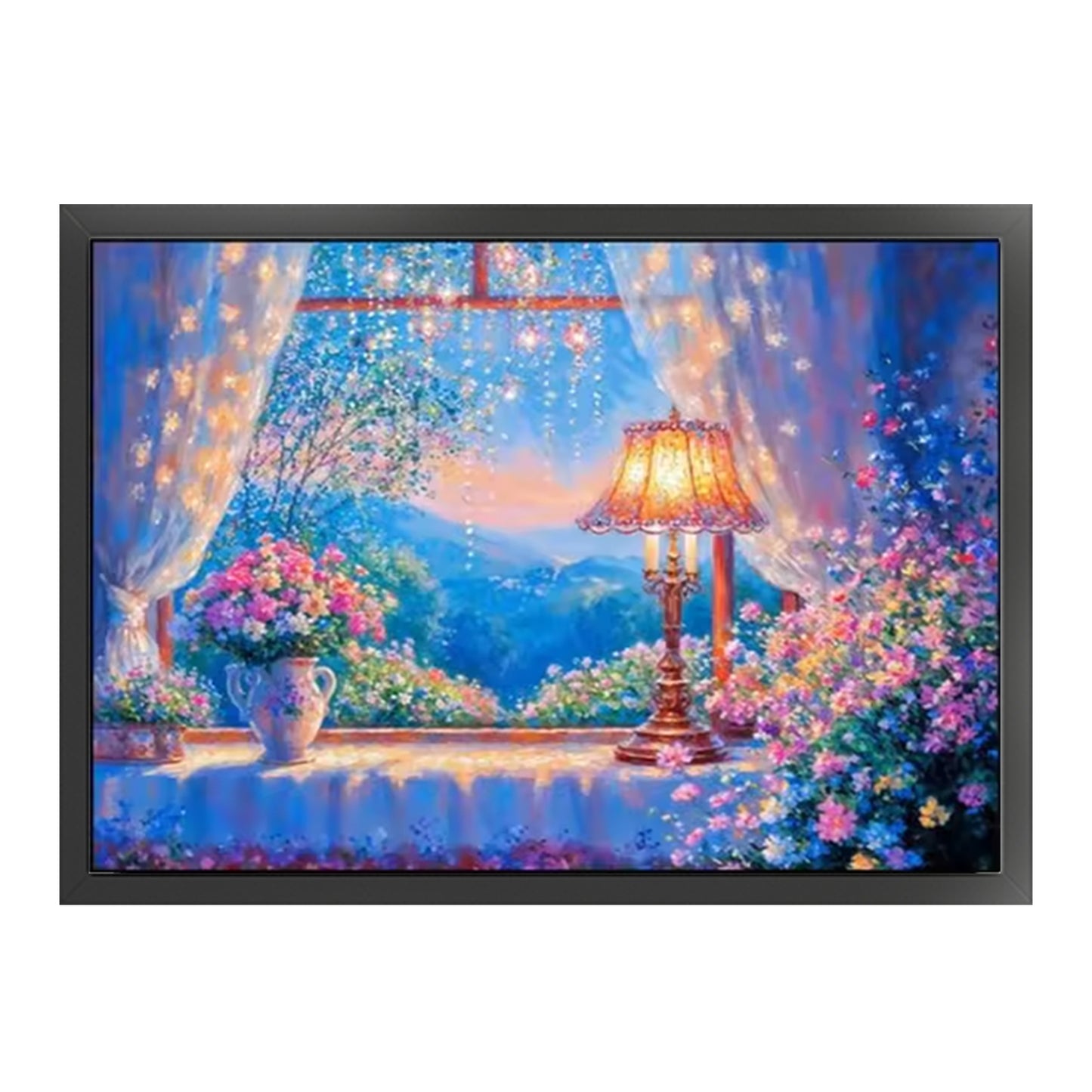 Warm Windowsill - Full 11CT Stamped Cross Stitch 60x45CM - Huacan