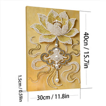 Load image into Gallery viewer, DIY Pearl Painting Kit 30x40CM Wheat Ingot Framed Handmade Pearl Material Art Set Room Wall Decoration
