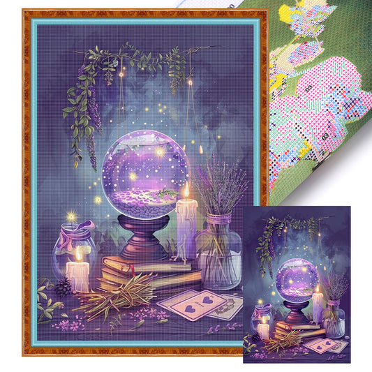 Crystal Ball - Full 11CT Stamped Cross Stitch 40x55CM - Huacan