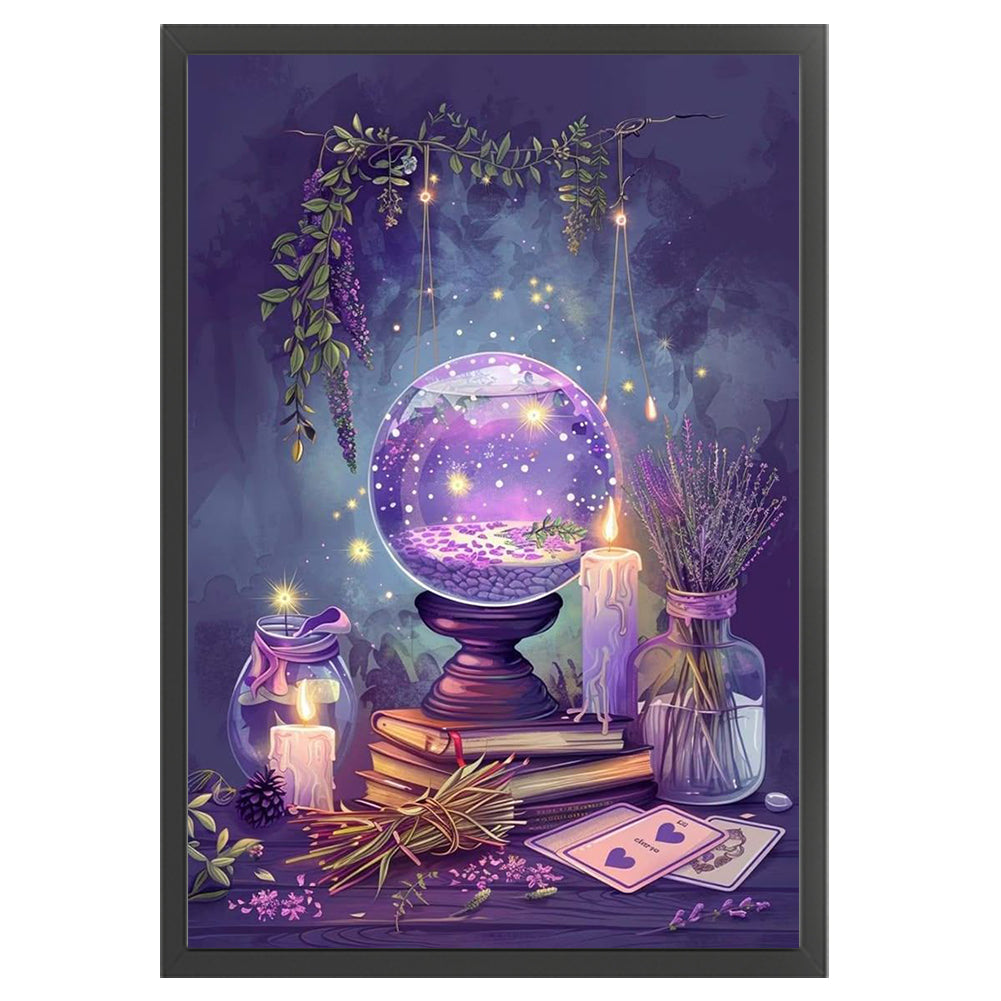 Crystal Ball - Full 11CT Stamped Cross Stitch 40x55CM - Huacan