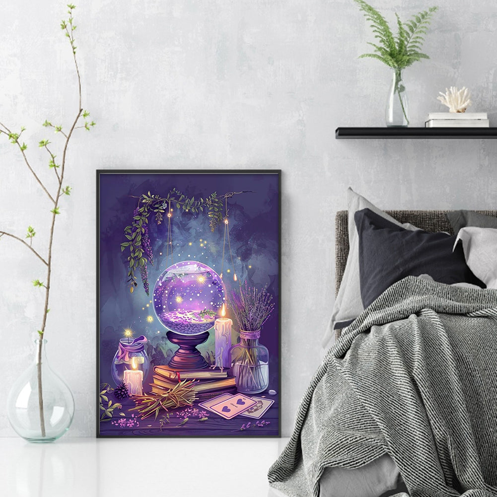 Crystal Ball - Full 11CT Stamped Cross Stitch 40x55CM - Huacan