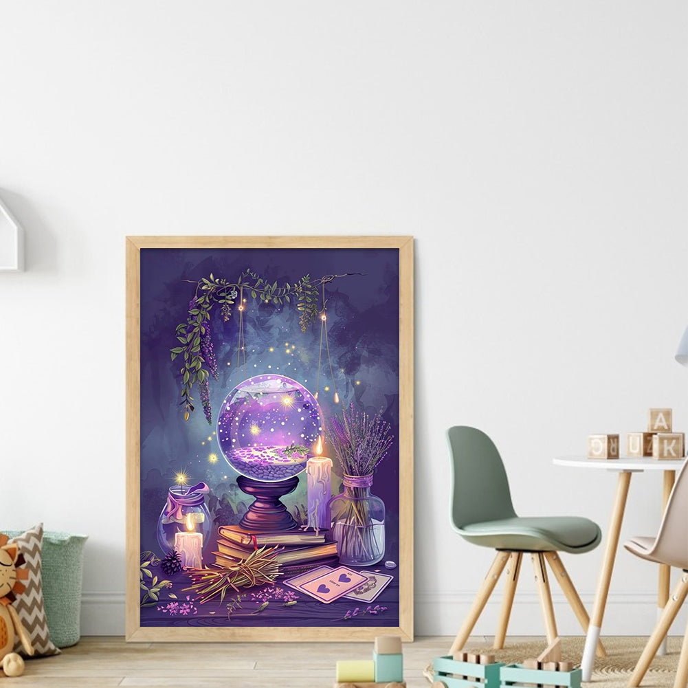 Crystal Ball - Full 11CT Stamped Cross Stitch 40x55CM - Huacan