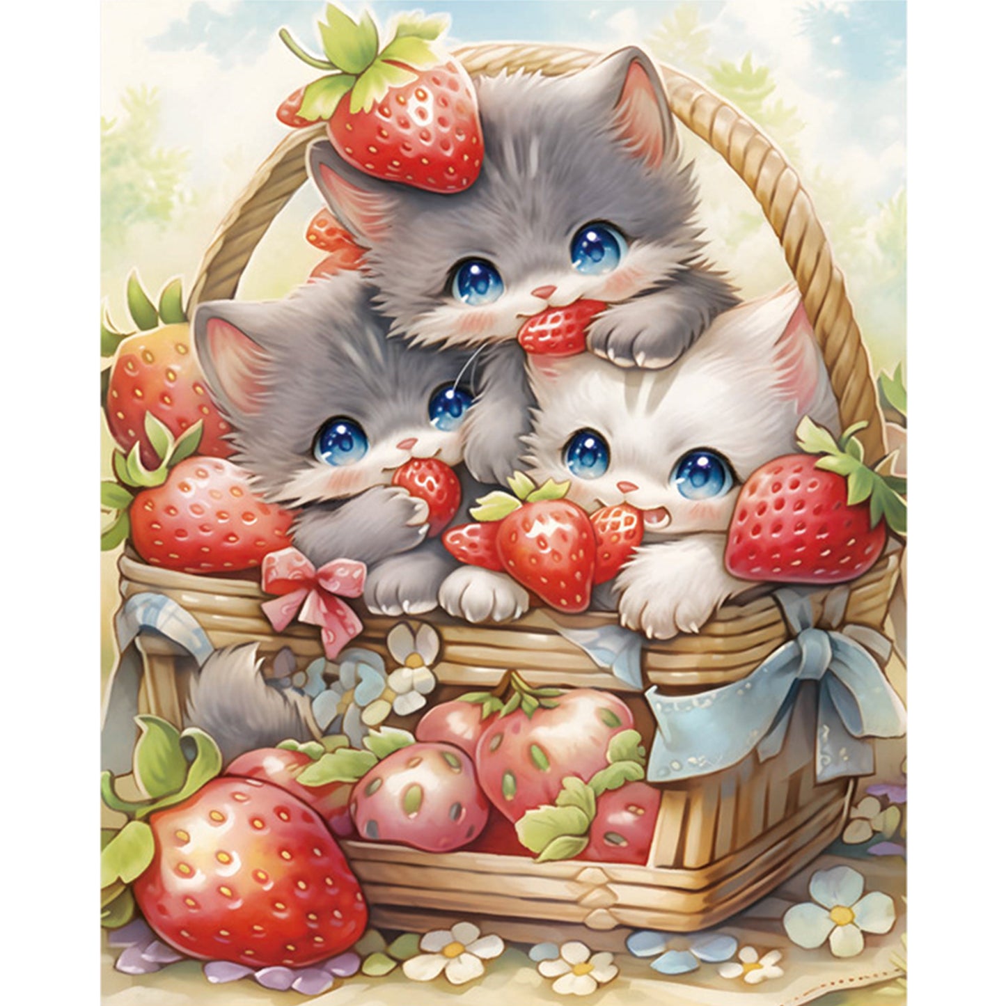 Carefree Cat - Full 11CT Stamped Cross Stitch 41x51CM - Mona Lisa(40Colors）