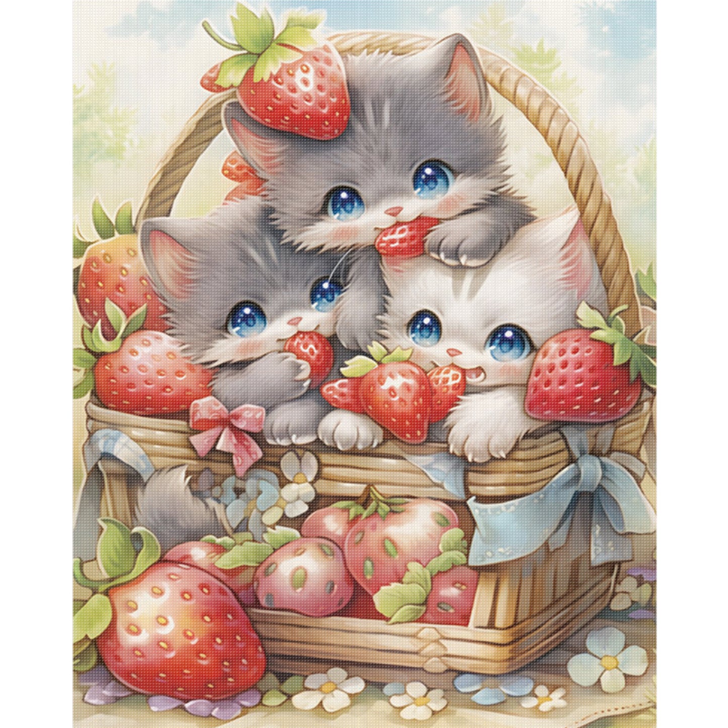 Carefree Cat - Full 11CT Stamped Cross Stitch 41x51CM - Mona Lisa(40Colors）