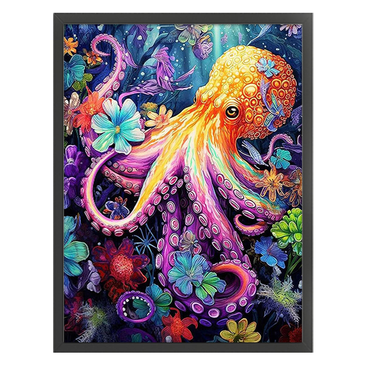 Octopus - Full 14CT Counted Cross Stitch 50*68CM - Yishu