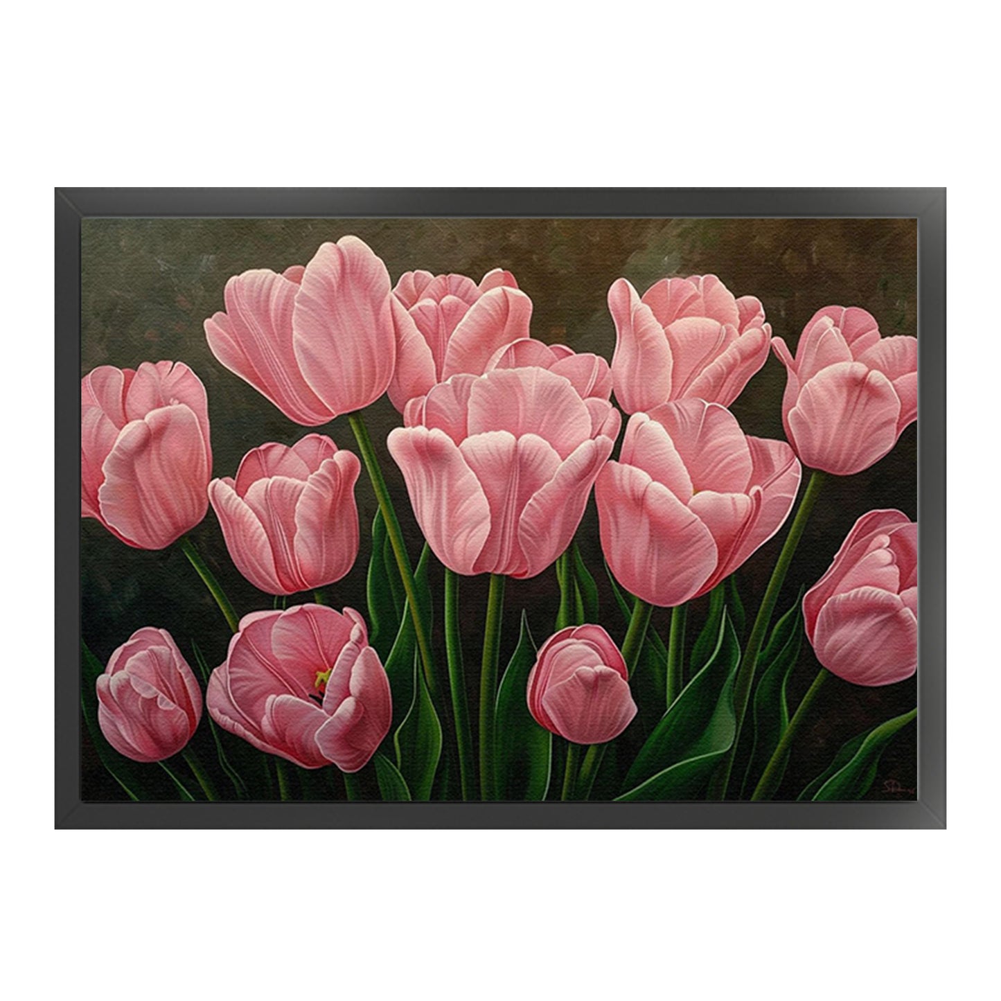 Tulip - Full 11CT Stamped Cross Stitch 50x35CM - Huacan
