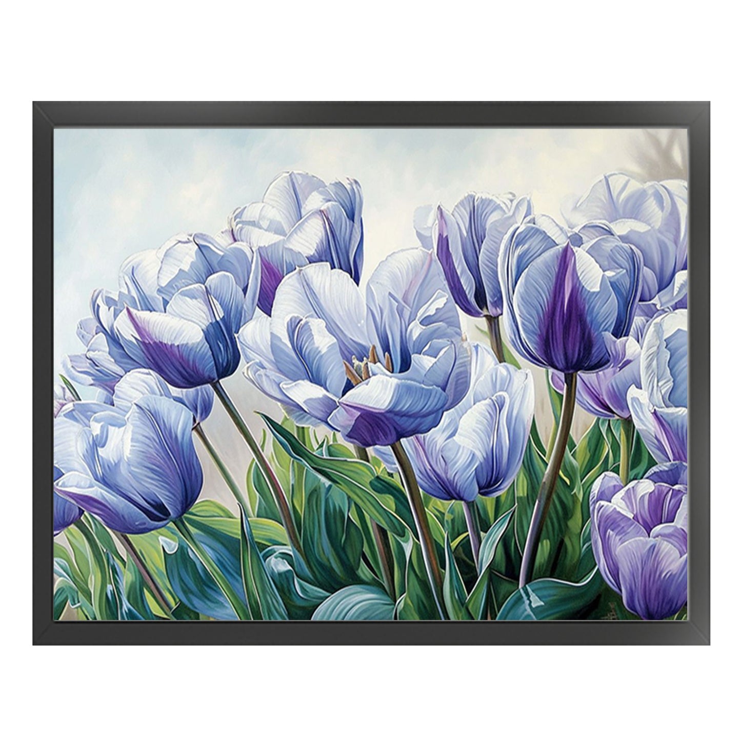 Tulip - Full 11CT Stamped Cross Stitch 50x40CM - Huacan