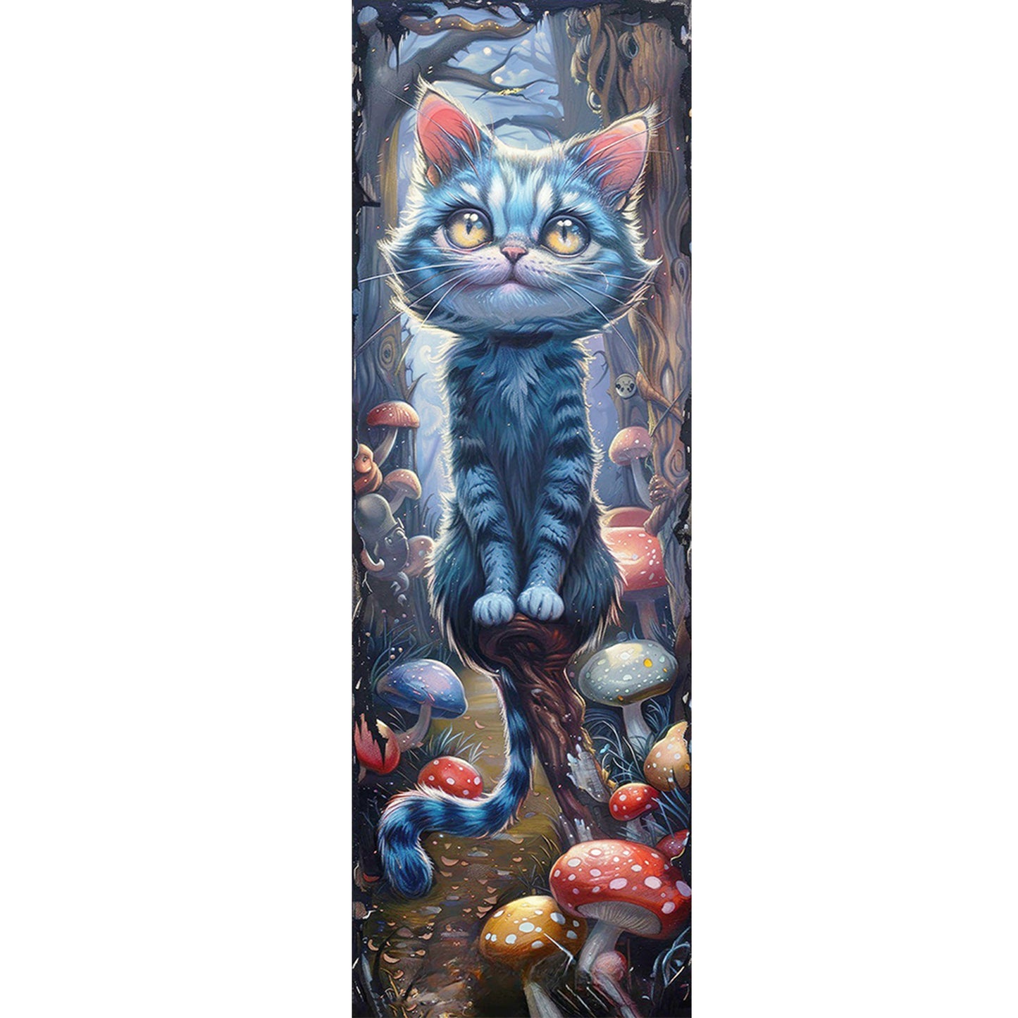Cat - Full 11CT Stamped Cross Stitch 30x90CM - Yishu