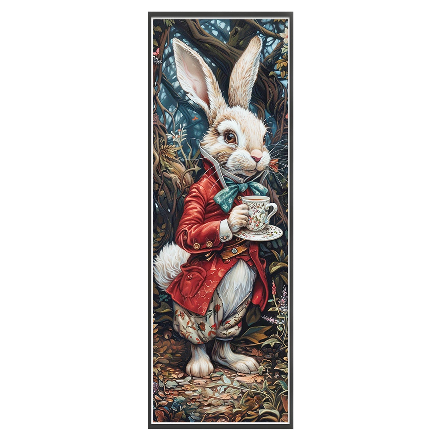 Rabbit - Full 11CT Stamped Cross Stitch 30x90CM - Yishu