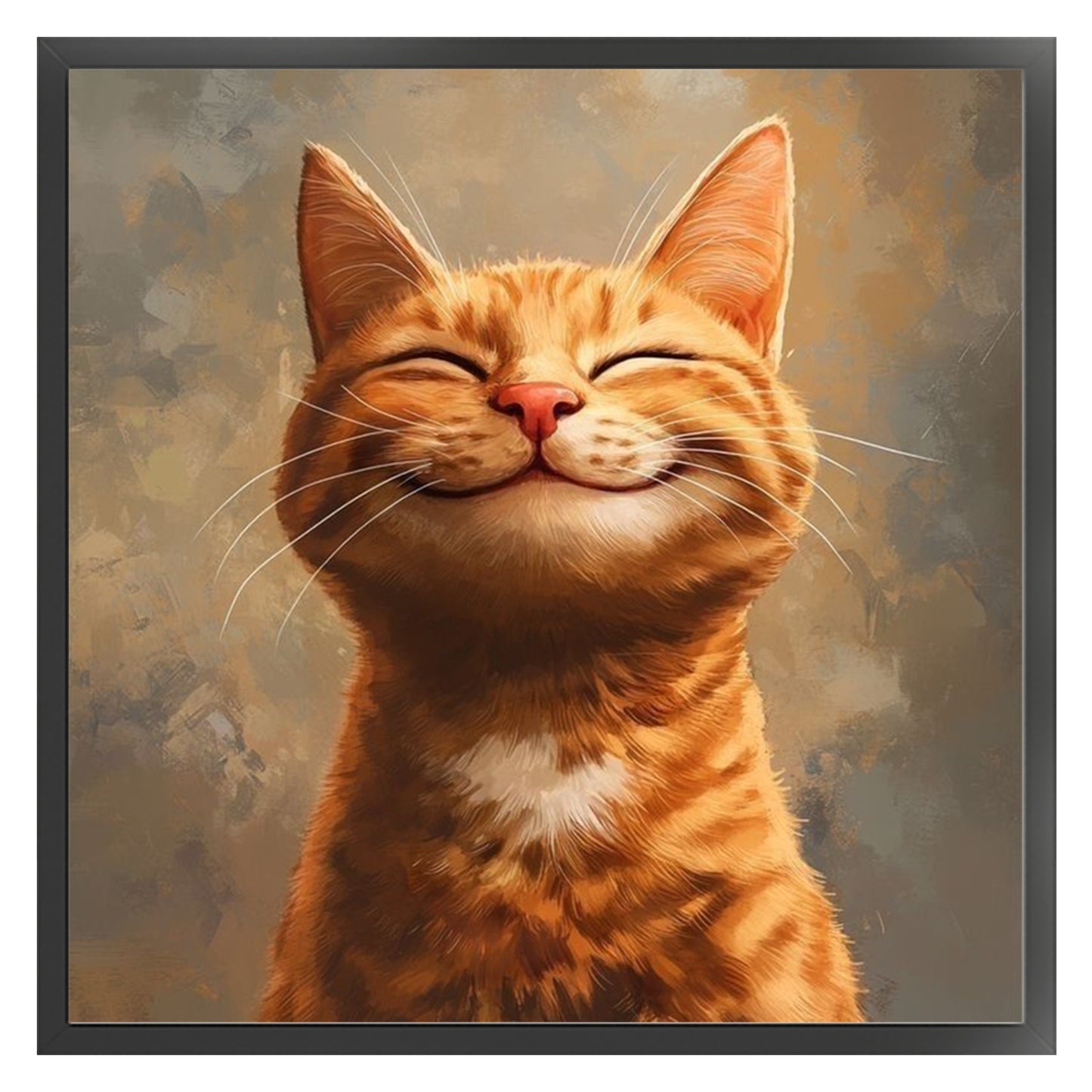 Cat - Full 18CT Counted Cross Stitch 20x20CM - Huacan