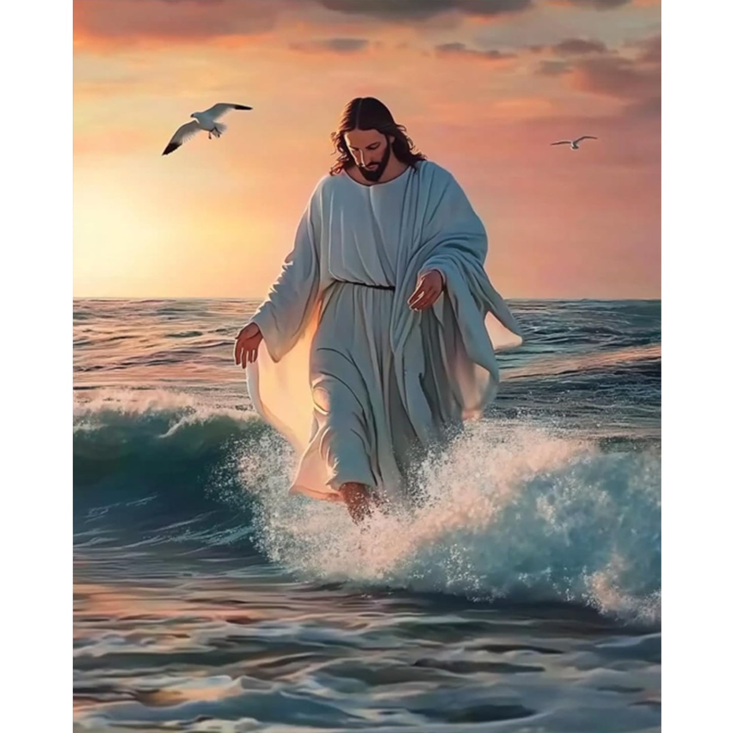 Jesus - Full 11CT Counted Cross Stitch 40x50CM - Huacan