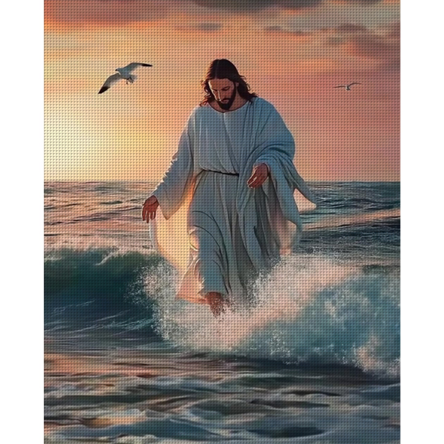 Jesus - Full 11CT Counted Cross Stitch 40x50CM - Huacan