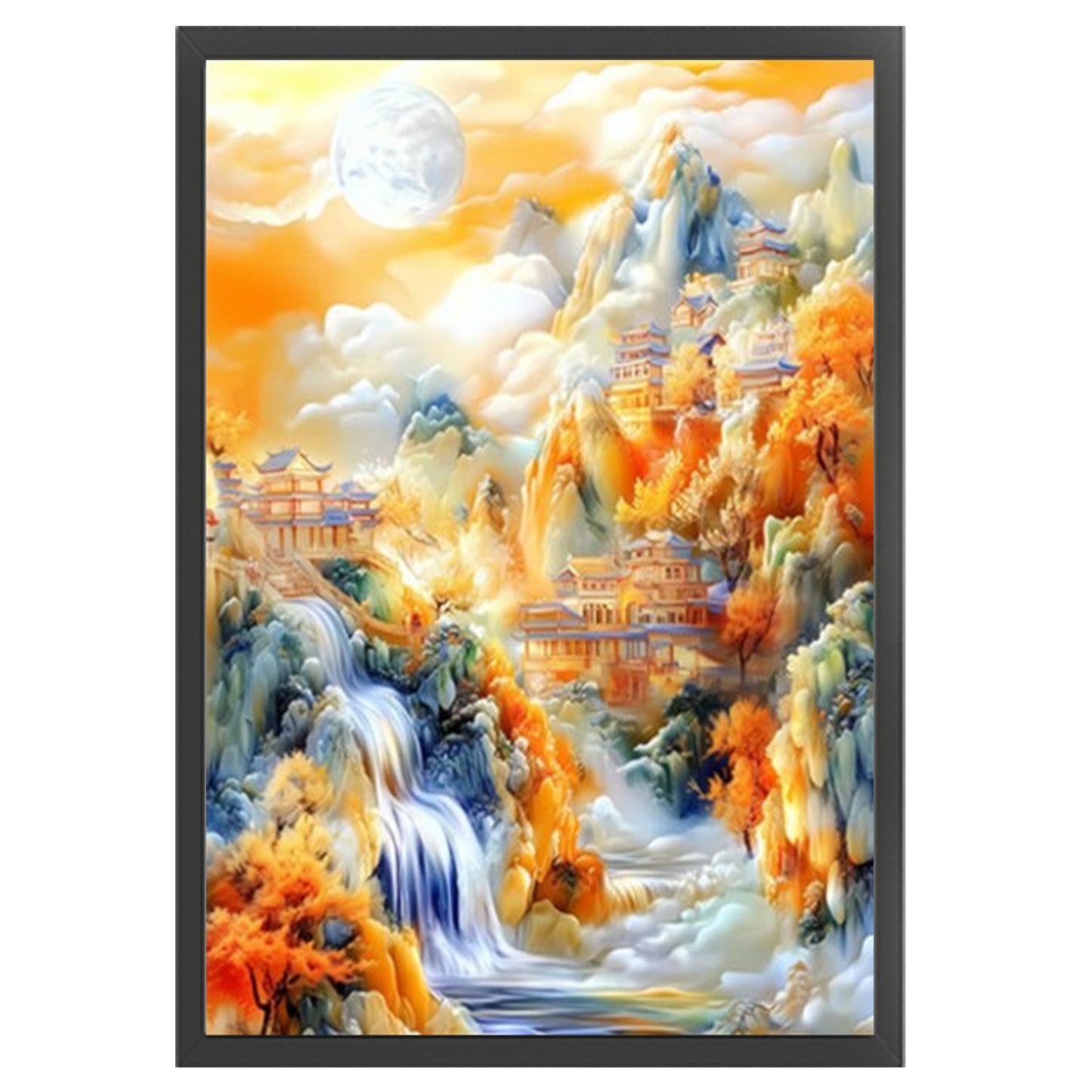 Golden Years - Full 11CT Stamped Cross Stitch 50x70CM - Mona Lisa