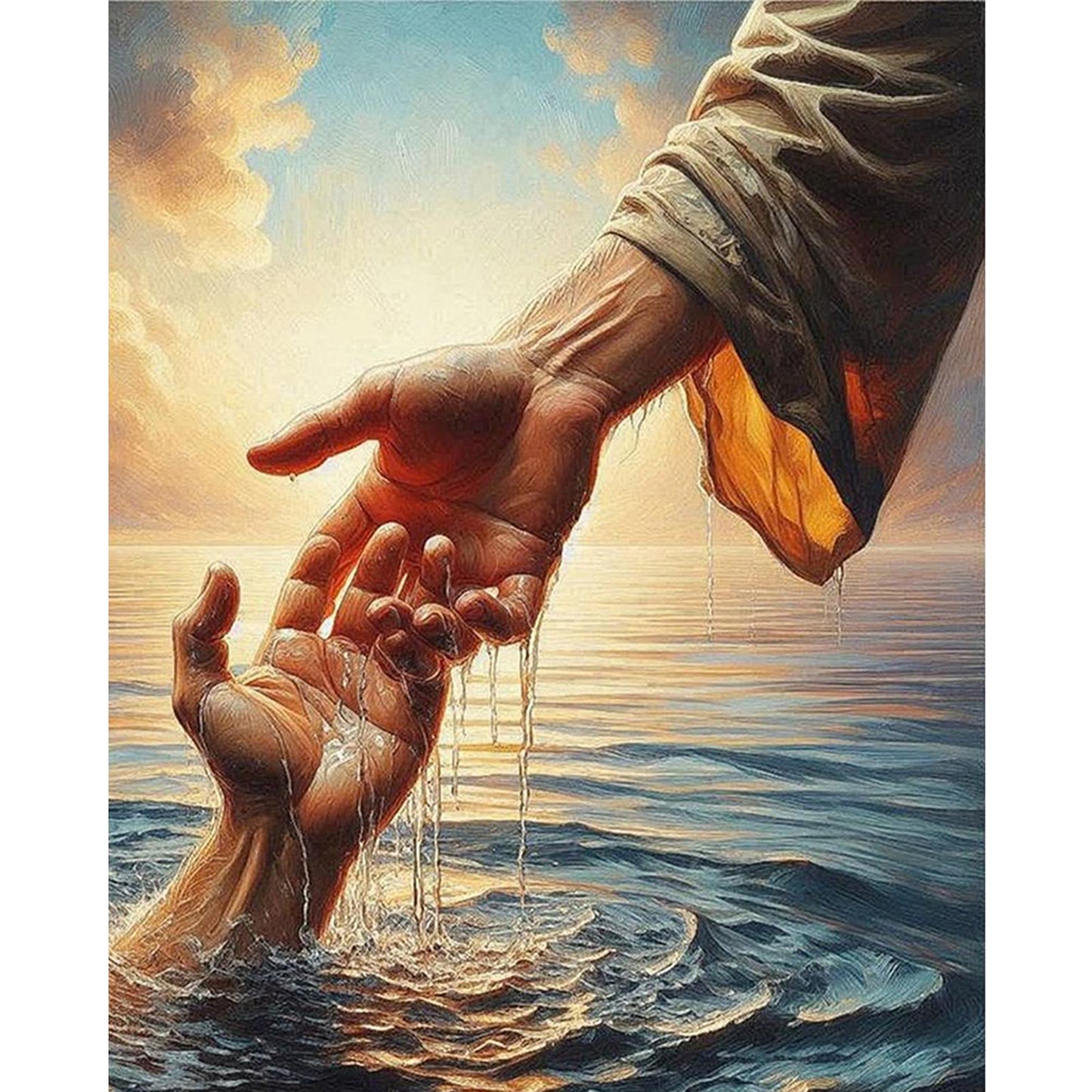 Salvation Of Jesus - Full 11CT Counted Cross Stitch 40x50CM - Huacan