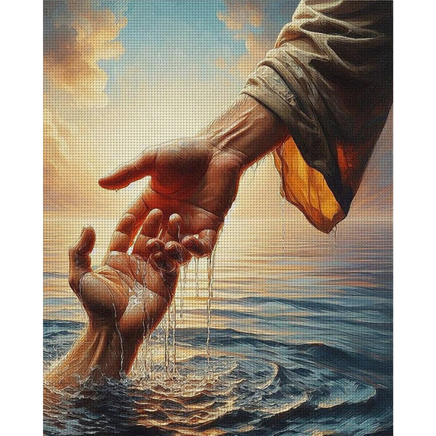 Salvation Of Jesus - Full 11CT Counted Cross Stitch 40x50CM - Huacan