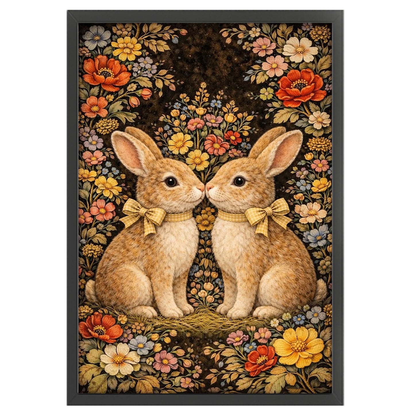 Rabbit - Full 11CT Stamped Cross Stitch 40x60CM - Huacan