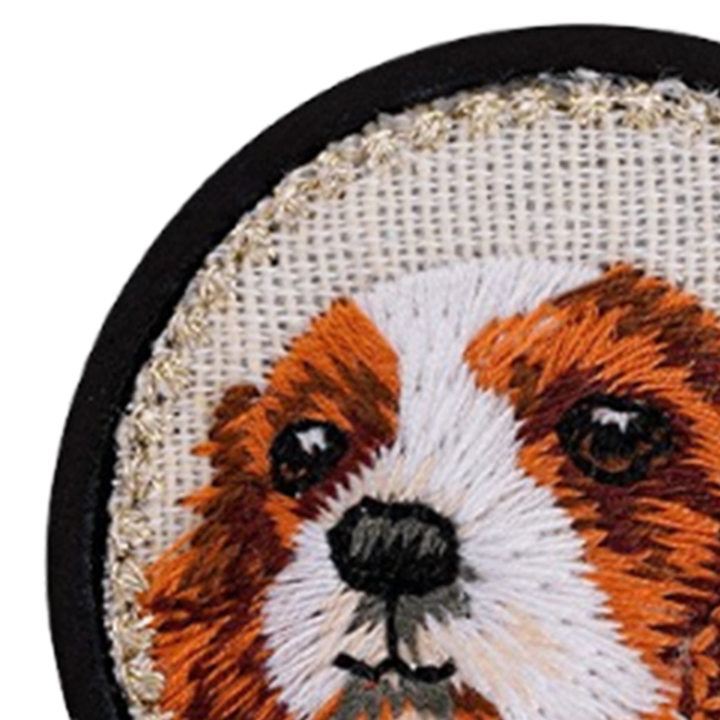 Quilted Animal Magnetic Needle Minder 40mm Needle Holder Back Suction Design Wooden Base for Cross Stitch Embroidery Needlework Accessories (King Dog)