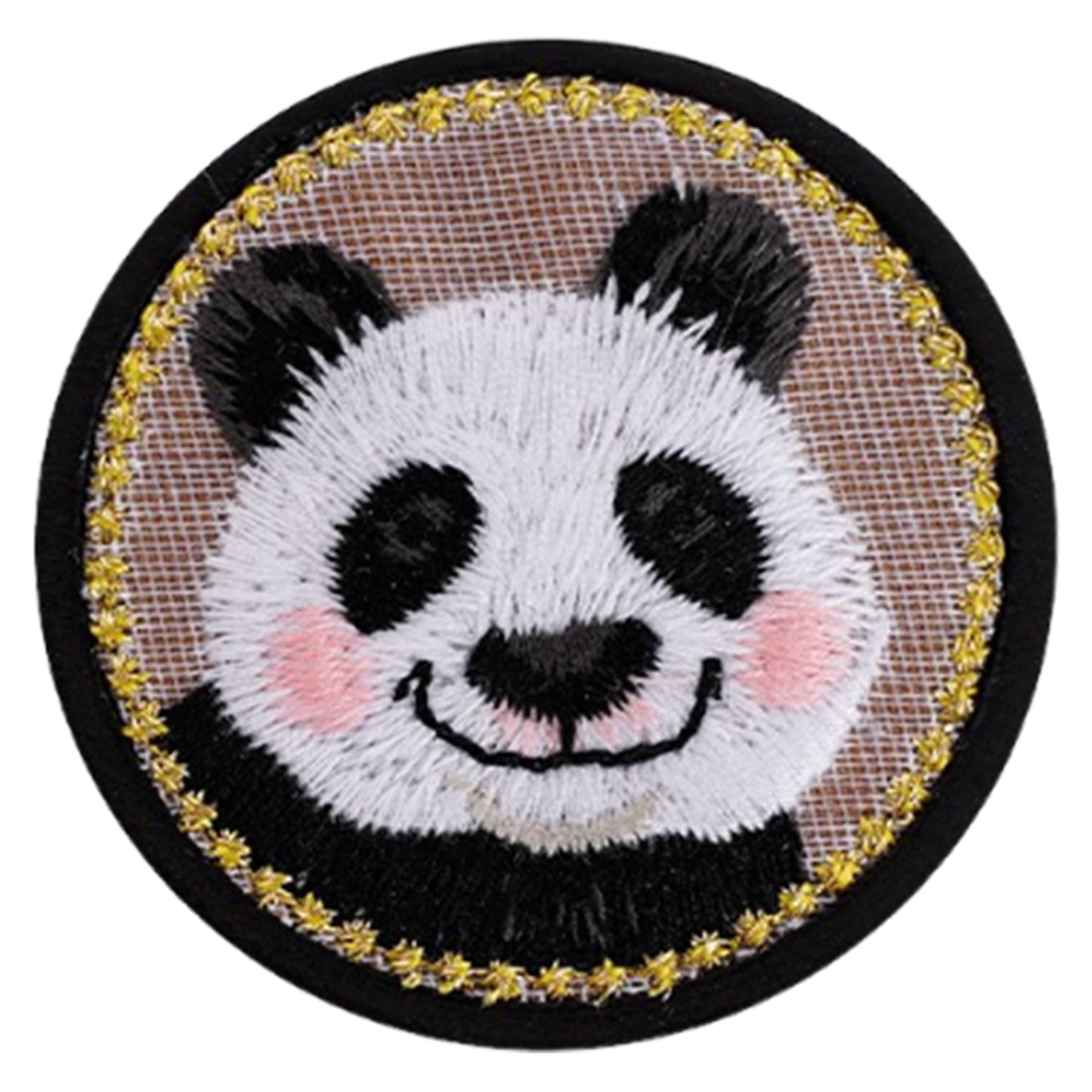 Quilted Animal Magnetic Needle Minder 40mm Needle Holder Back Suction Design Wooden Base for Cross Stitch Embroidery Needlework Accessories (Panda)