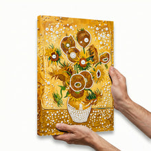 Load image into Gallery viewer, DIY Pearl Painting Kit 20x30CM Sunflower Framed Handmade Pearl Material Art Set Room Wall Decoration
