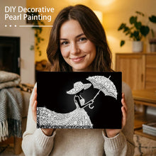 Load image into Gallery viewer, DIY Pearl Painting Kit 20x30CM Elegant Girl Framed Handmade Pearl Material Art Set Room Wall Decoration
