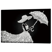 Load image into Gallery viewer, DIY Pearl Painting Kit 20x30CM Elegant Girl Framed Handmade Pearl Material Art Set Room Wall Decoration
