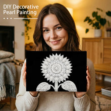 Load image into Gallery viewer, DIY Pearl Painting Kit 20x30CM Sunflower Framed Handmade Pearl Material Art Set Room Wall Decoration
