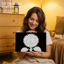 Load image into Gallery viewer, DIY Pearl Painting Kit 20x30CM Sunflower Framed Handmade Pearl Material Art Set Room Wall Decoration
