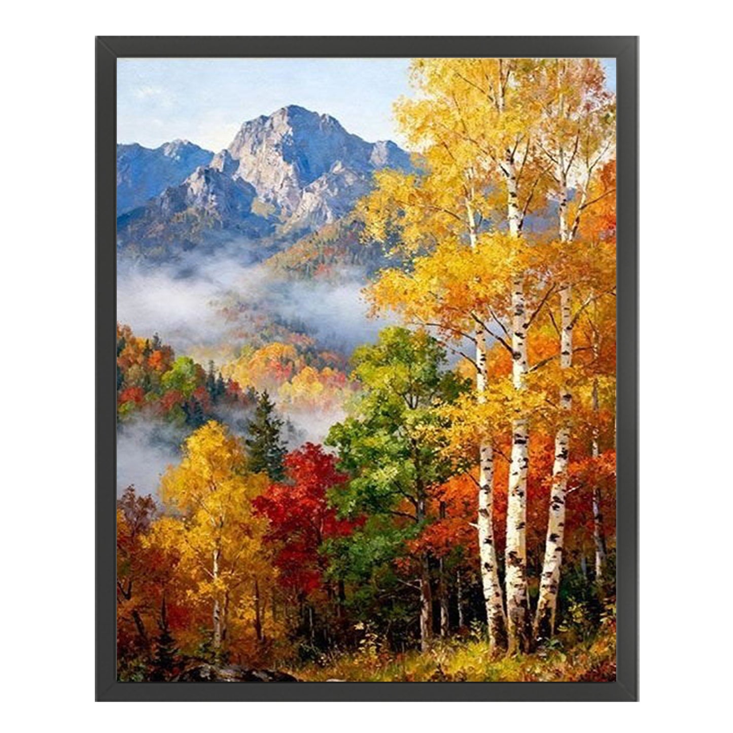 Autumn - Full 11CT Stamped Cross Stitch 50x40CM - Yishu