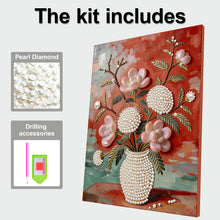 Load image into Gallery viewer, DIY Pearl Painting Kit 30x40CM Succulent Vase Framed Handmade Pearl Material Art Set Room Wall Decoration
