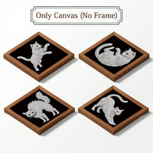 Load image into Gallery viewer, 12pcs/set Pearl Diamond Painting 15x15CM Cat Unframed Handmade Pearl Material Art Set Room Wall Decoration
