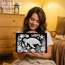 Load image into Gallery viewer, DIY Pearl Painting Kit 20x30CM Turtle Framed Handmade Pearl Material Art Set Room Wall Decoration
