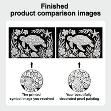 Load image into Gallery viewer, DIY Pearl Painting Kit 20x30CM Turtle Framed Handmade Pearl Material Art Set Room Wall Decoration

