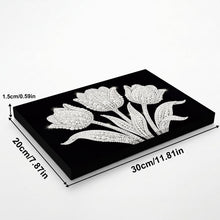 Load image into Gallery viewer, DIY Pearl Painting Kit 20x30CM Tulip Framed Handmade Pearl Material Art Set Room Wall Decoration
