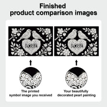 Load image into Gallery viewer, DIY Pearl Painting Kit 20x30CM Birds Framed Handmade Pearl Material Art Set Room Wall Decoration
