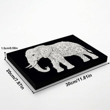 Load image into Gallery viewer, DIY Pearl Painting Kit 20x30CM Elephant Framed Handmade Pearl Material Art Set Room Wall Decoration
