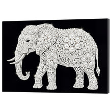 Load image into Gallery viewer, DIY Pearl Painting Kit 20x30CM Elephant Framed Handmade Pearl Material Art Set Room Wall Decoration
