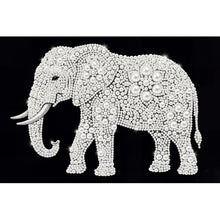 Load image into Gallery viewer, DIY Pearl Painting Kit 20x30CM Elephant Framed Handmade Pearl Material Art Set Room Wall Decoration

