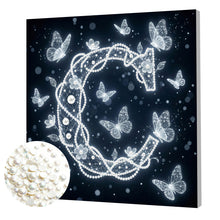 Load image into Gallery viewer, DIY Pearl Painting Kit 25x25CM Letter C Framed Handmade Pearl Material Art Set Room Wall Decoration
