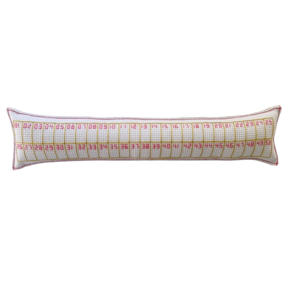 50 Positions Needle Sorting Pin Cushion 31x7CM Sewing Pin Holder Easy Identification for Quilting Embroidery Essentials Craft Supplies (Straight Line)