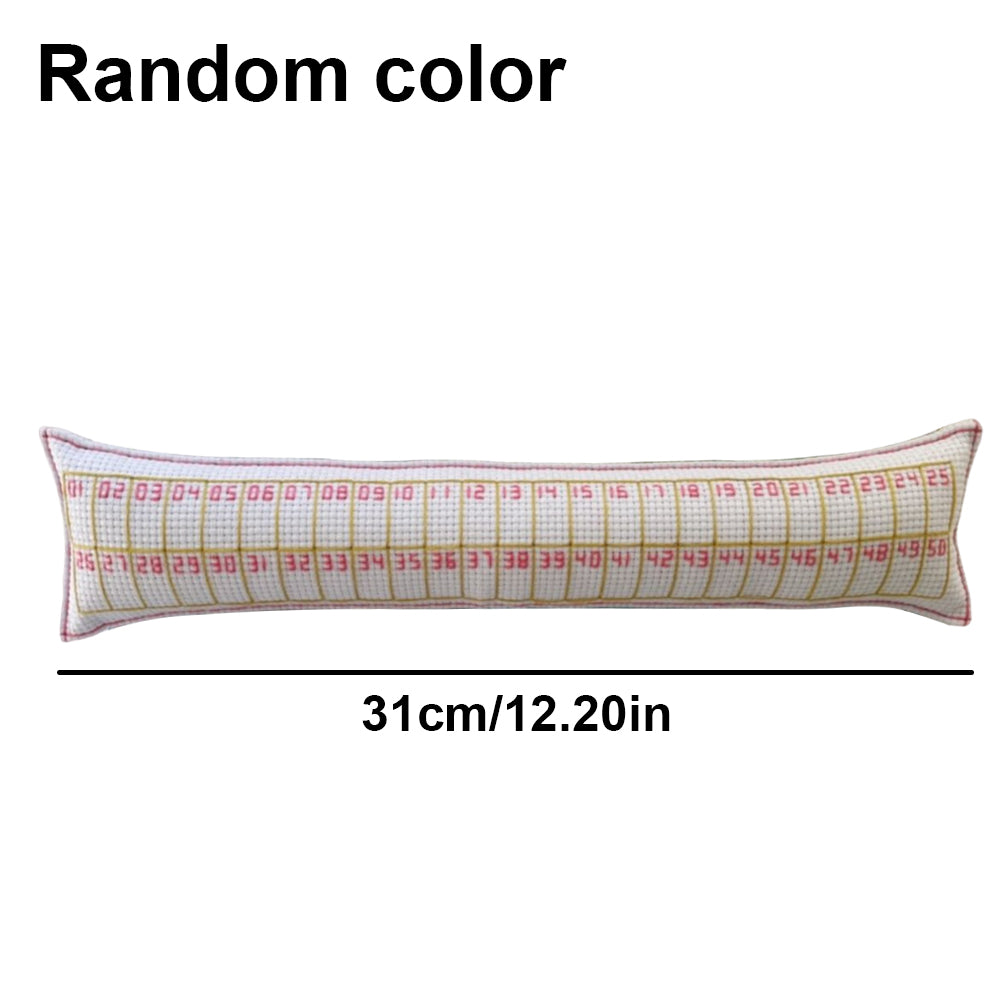 50 Positions Needle Sorting Pin Cushion 31x7CM Sewing Pin Holder Easy Identification for Quilting Embroidery Essentials Craft Supplies (Straight Line)