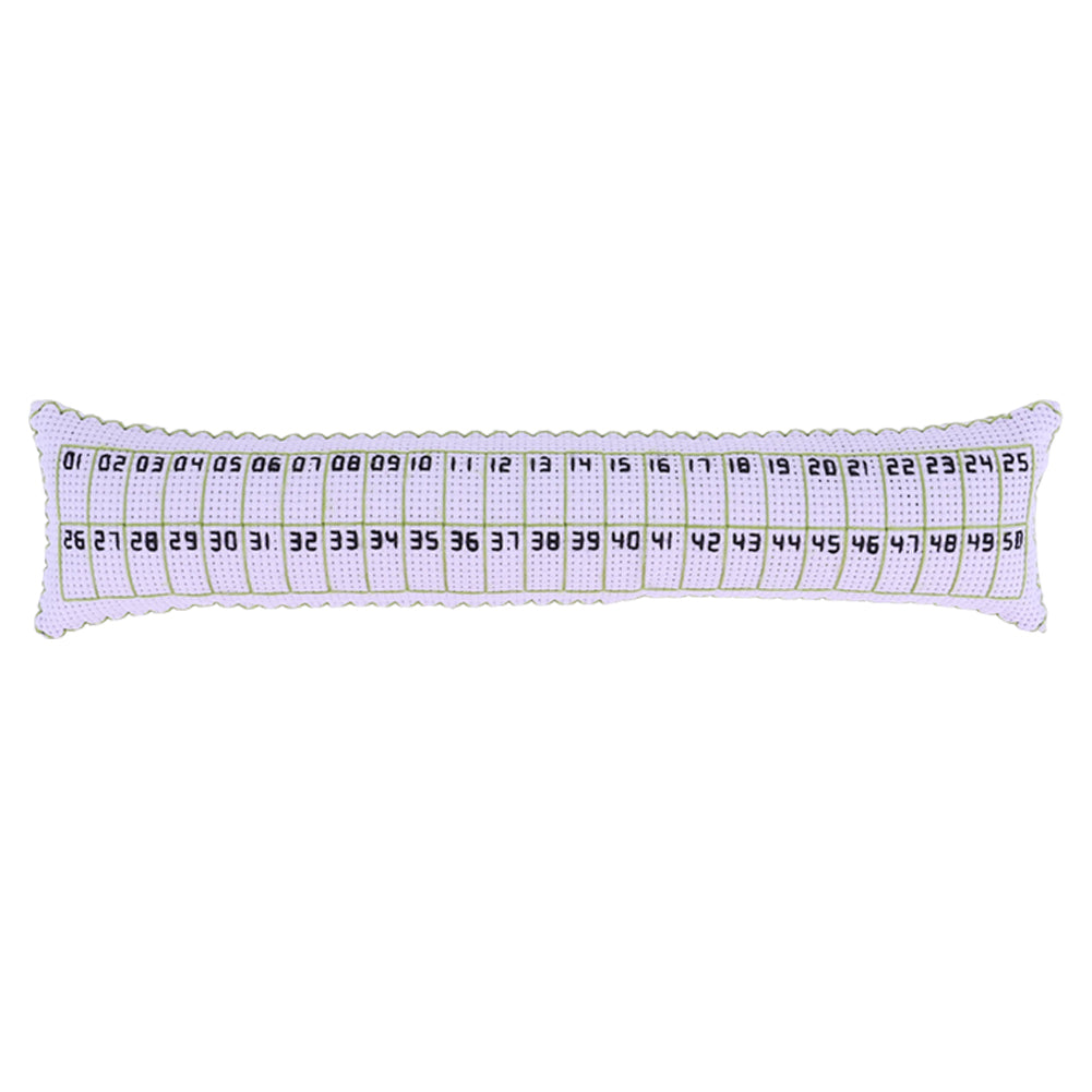 50 Positions Needle Sorting Pin Cushion 31x7CM Sewing Pin Holder Easy Identification for Quilting Embroidery Essentials Craft Supplies (Wavy Lines)