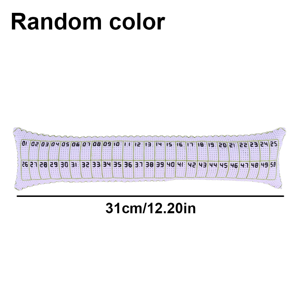 50 Positions Needle Sorting Pin Cushion 31x7CM Sewing Pin Holder Easy Identification for Quilting Embroidery Essentials Craft Supplies (Wavy Lines)
