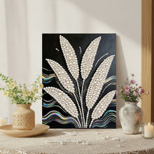 Load image into Gallery viewer, DIY Pearl Painting Kit 30x40CM Wheat Ears Framed Handmade Pearl Material Art Set Room Wall Decoration

