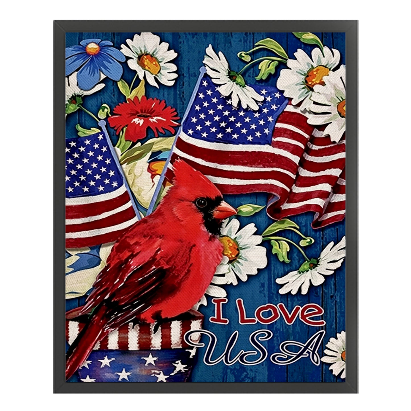 Independence Day - Full 11CT Stamped Cross Stitch 40x50CM - Yishu