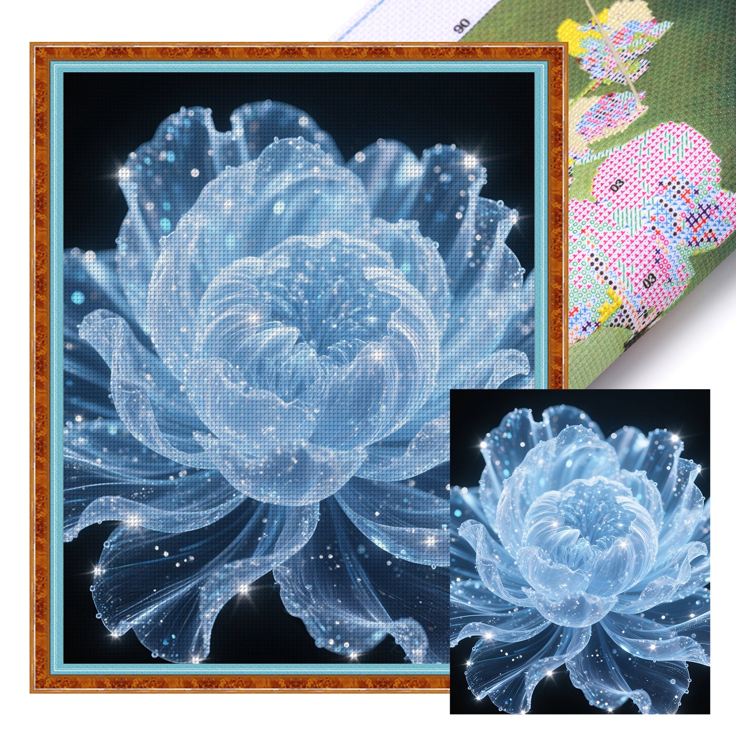 Luminara - Full 11CT Stamped Cross Stitch 40x50CM - Yishu