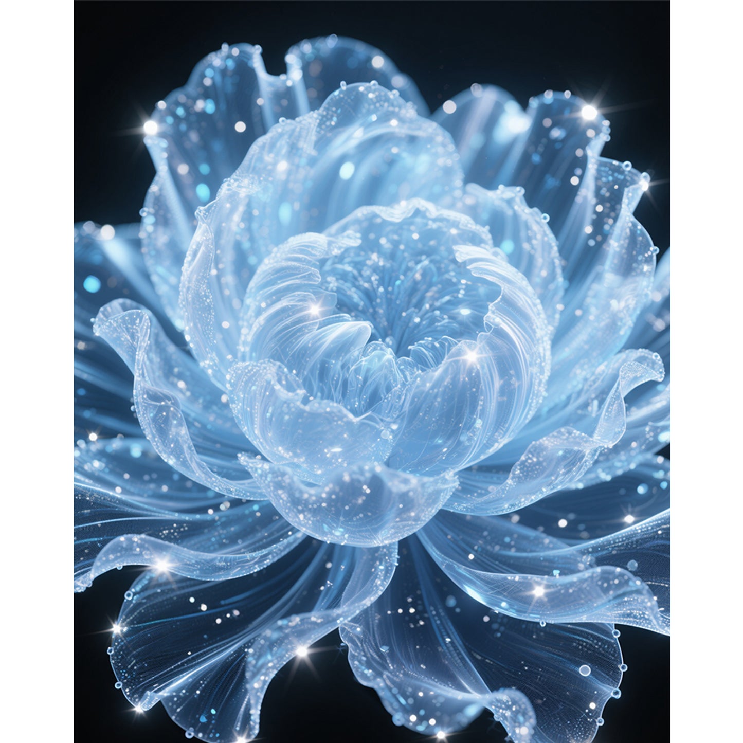Luminara - Full 11CT Stamped Cross Stitch 40x50CM - Yishu