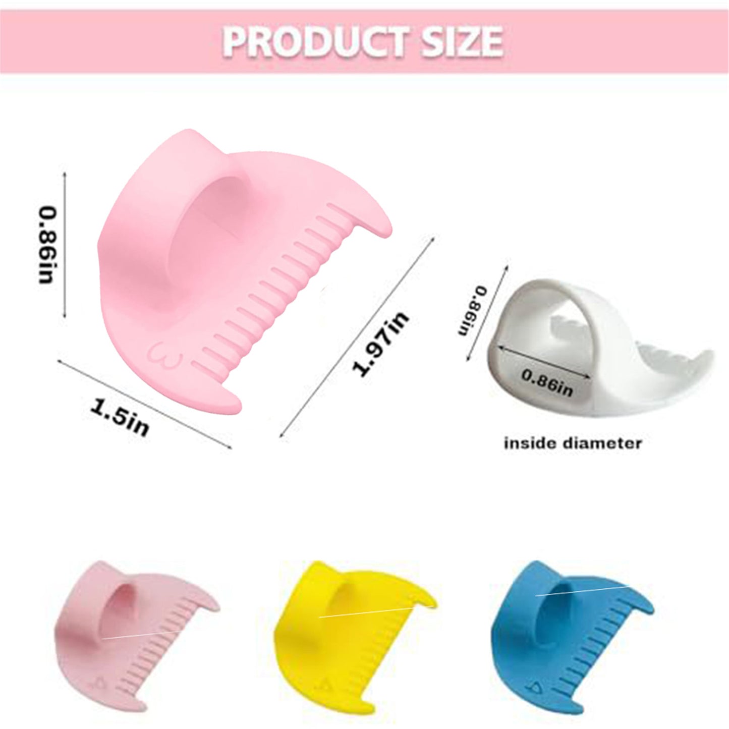 2Pcs Sewing Ruler Sewing Gauge 3mm/4mm Edge Sewing Lockranding Tool Quilting Templates for Hand Sewing Quilting Hemming & Crafts (Blue pink)