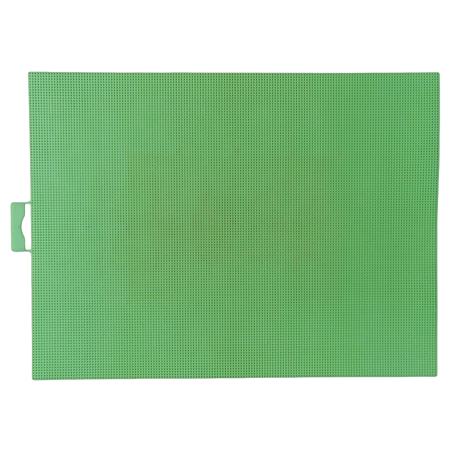 3Pcs DIY 14CT Plastic Square Mesh Canvas Sheets 11.02x8.27in Blank Canvas Mesh Mat for Needlework Embroidery Crafting Knit Crochet (Christmas Green)