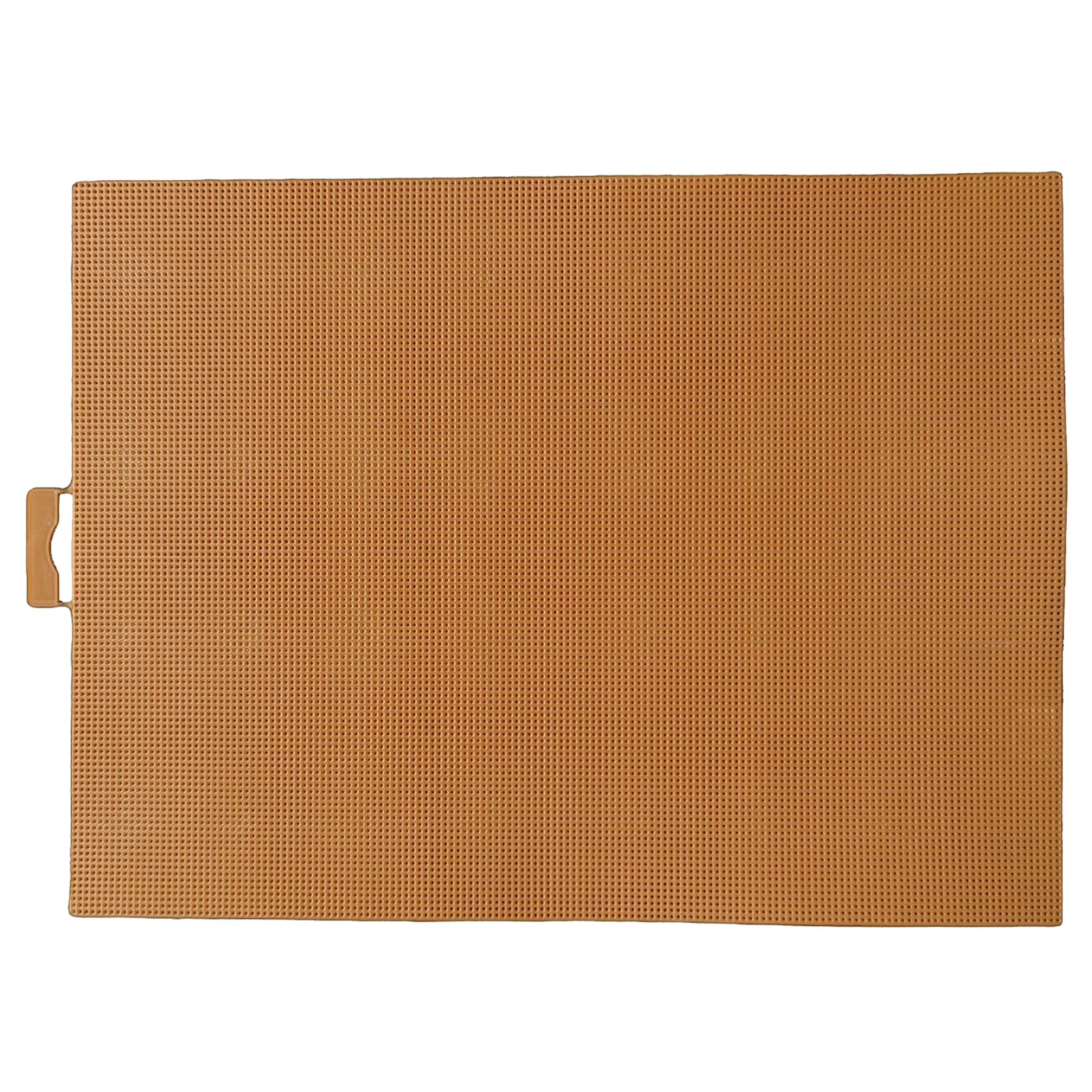 3Pcs DIY 14CT Plastic Square Mesh Canvas Sheets 11.02x8.27in Blank Canvas Mesh Mat for Needlework Embroidery Crafting Knit Crochet (Hazelnut Brown)